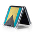 Bahamas Flag Distressed Galaxy Z Flip5 5G Clear Case